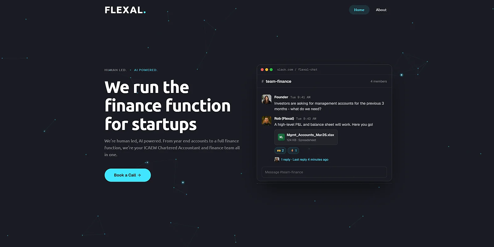 Flexal website